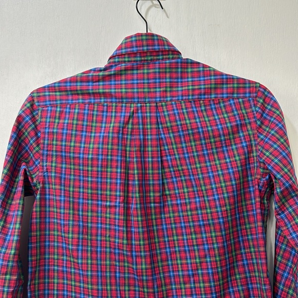 LAUREN RALH LAUREN BOYS  BUTTON DOWN SHIRT PLAID Sz14 - Picture 4 of 10